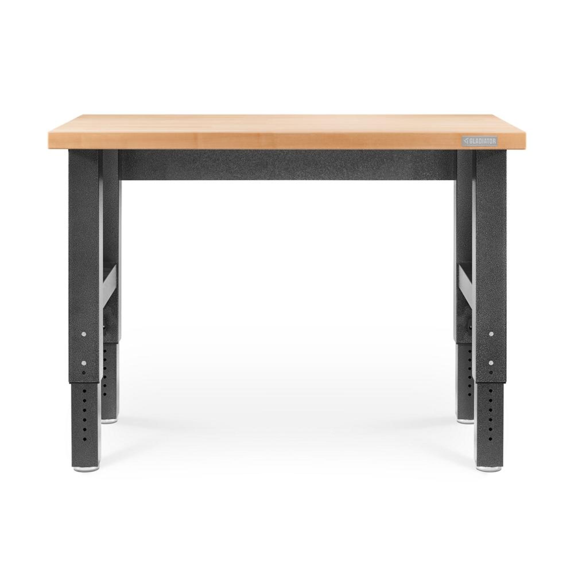 Gladiator, 4ft. Adjustable Height Hardwood Workbench, Model# GAWB04HWEG